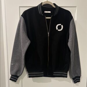 Equinox Black and Gray Zip-Up Jacket